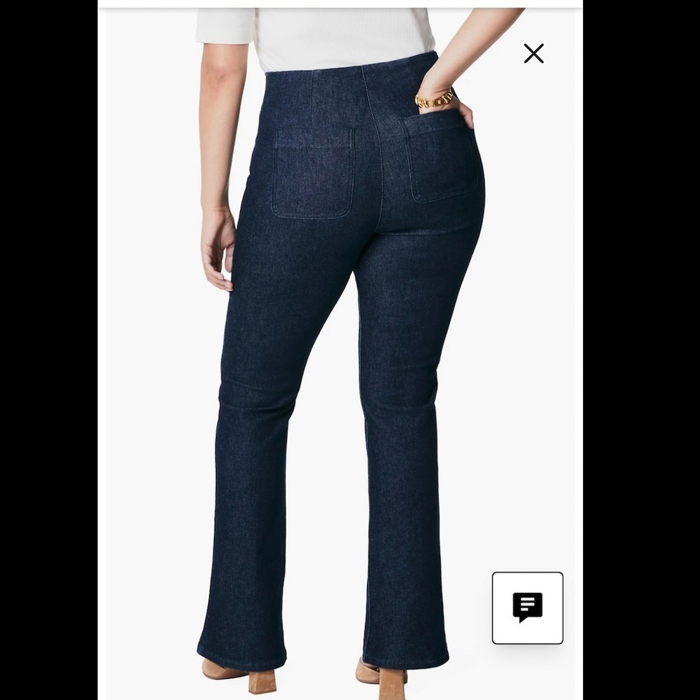 SPANXshape Everywhere High Rise Flare Jeans - Picture 2 of 8